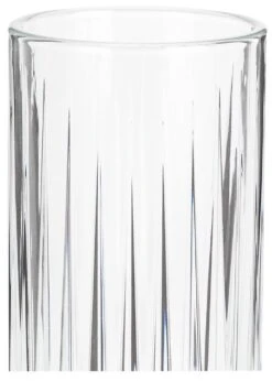 Habitat Pressed Set Of 4 Hi Ball Glasses -Habitat Furni Sales 9298813 R Z004A