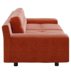 Habitat Hendricks Velvet 3 Seater Sofa - Orange -Habitat Furni Sales 9299166 R Z004A
