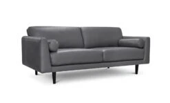 Habitat Jackson Leather 4 Seater Sofa - Grey -Habitat Furni Sales 9303203 R Z002A