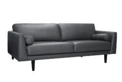 Habitat Jackson Leather 4 Seater Sofa - Grey -Habitat Furni Sales 9303203 R Z004A