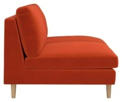 Habitat Teo Velvet 2 Seater Sofa - Orange -Habitat Furni Sales 9303382 R Z004A
