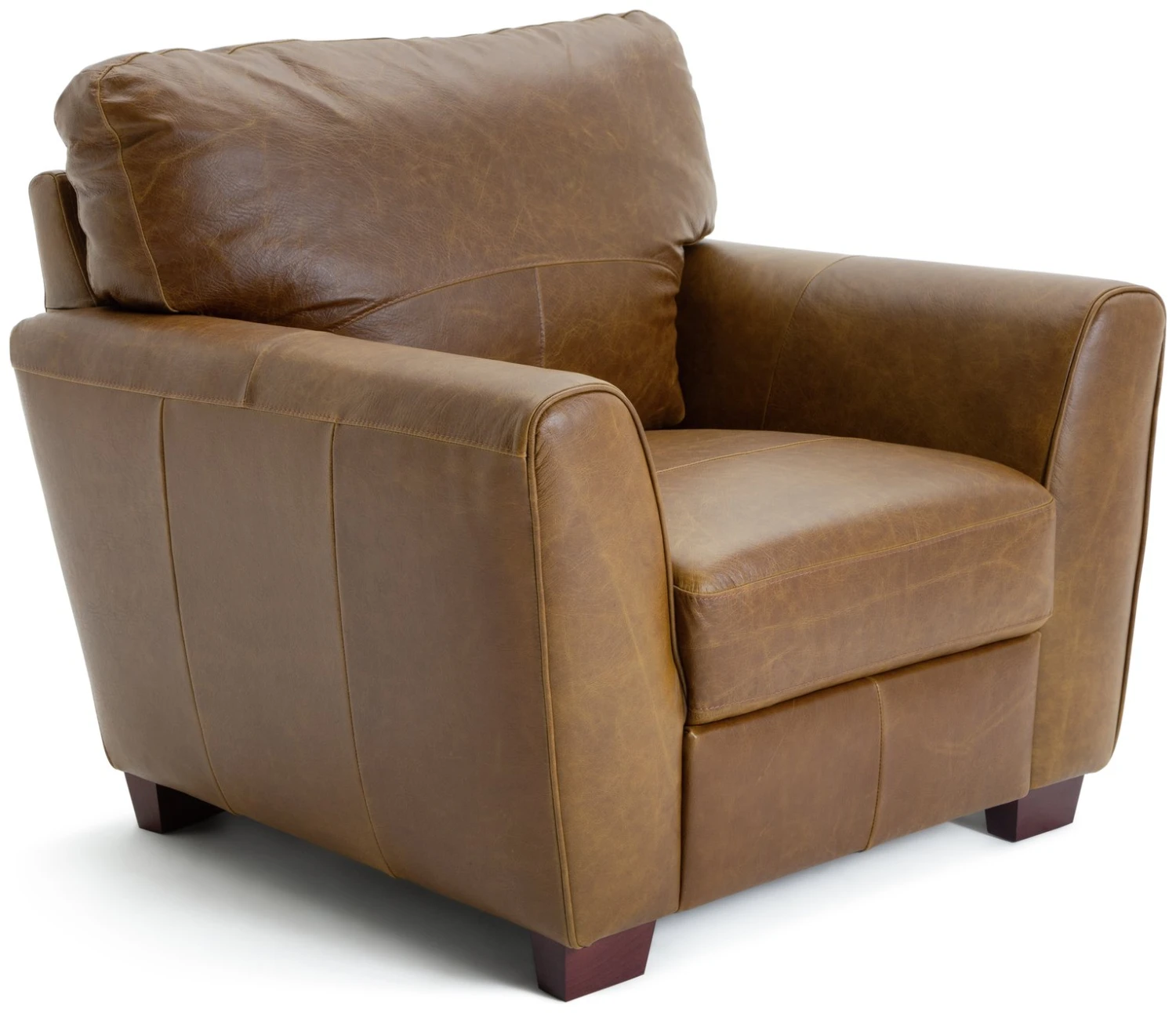 Habitat Milford Leather Armchair - Tan Habitat Milford Leather Armchair - Tan -Habitat Furni Sales 9308370 R Z004A