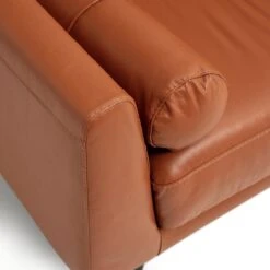 Habitat Jackson Leather Cuddle Chair - Tan 5 Habitat Jackson Leather Cuddle Chair - Tan -Habitat Furni Sales 9309939 R Z006A