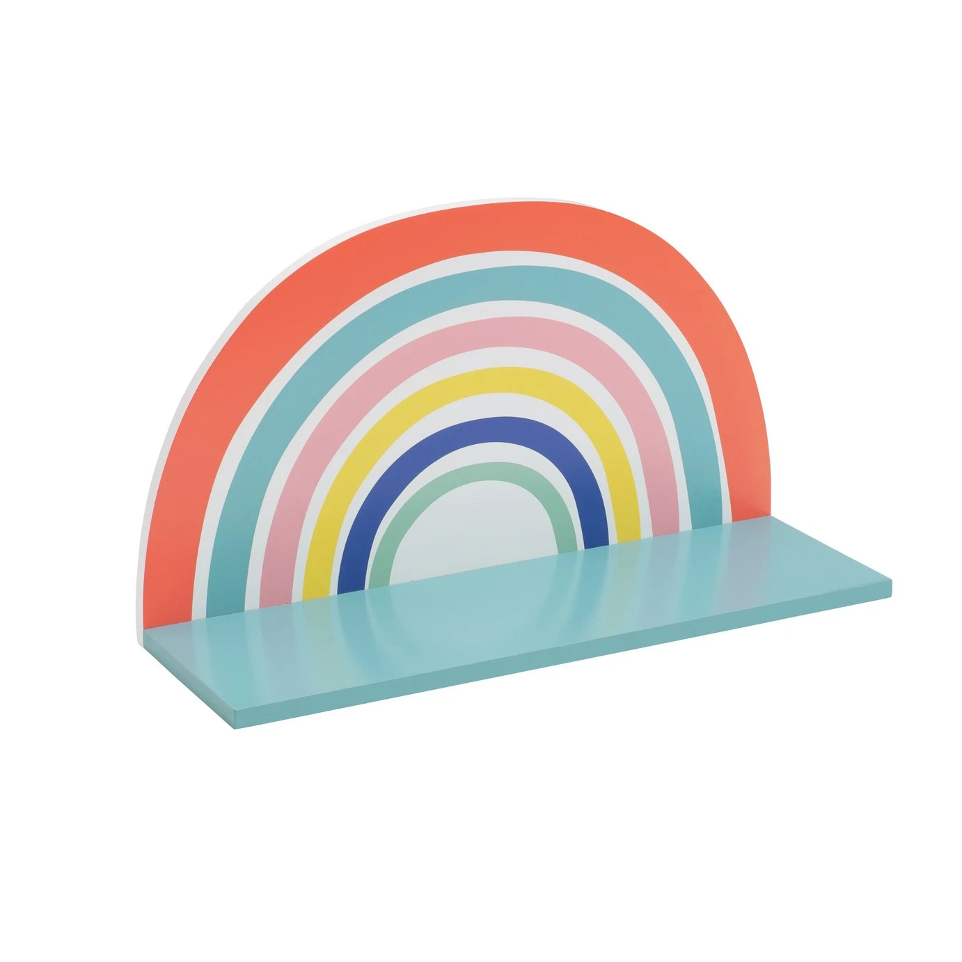 Habitat MDF Rainbow Wall Shelf - Multicoloured Habitat MDF Rainbow Wall Shelf - Multicoloured -Habitat Furni Sales 9310272 R Z001A