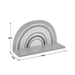 Habitat MDF Rainbow Wall Shelf - Multicoloured 3 Habitat MDF Rainbow Wall Shelf - Multicoloured -Habitat Furni Sales 9310272 R Z001E