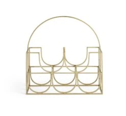 Habitat Japonica 5 Bottle Stainless Steel Wine Rack -Habitat Furni Sales 9311013 R Z002A