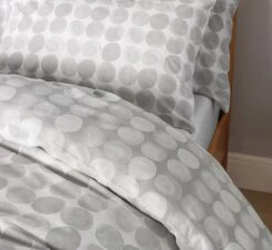Habitat Spot Print Grey Bedding Set - Single -Habitat Furni Sales 9311350 R Z005A