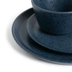 Habitat Addison 12 Piece Stoneware Dinner Set - Blue -Habitat Furni Sales 9311446 R Z004A