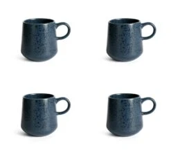 Habitat Addison Set Of 4 Mugs - Blue