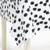 Habitat Spot Wipe Clean Cotton Table Cloth - White