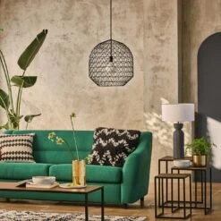 Habitat Moore Ceiling Light - Black -Habitat Furni Sales 9312926 R Z004C