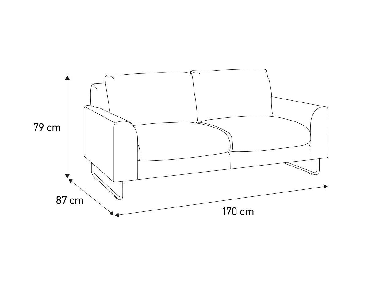 Habitat Lyle Leather 2 Seater Sofa - Tan Habitat Lyle Leather 2 Seater Sofa - Tan -Habitat Furni Sales 9325171 R E001