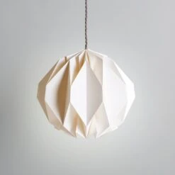 Habitat Kura Origami 36cm Paper Shade - White -Habitat Furni Sales 9332487 R Z002C