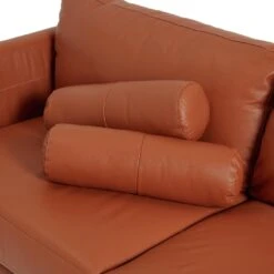 Habitat Jackson Leather 3 Seater Sofa - Tan -Habitat Furni Sales 9335147 R Z006A