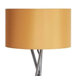 Habitat Tripod Floor Lamp - Mustard And Chrome 4 Habitat Tripod Floor Lamp - Mustard And Chrome -Habitat Furni Sales 9336335 R Z005A