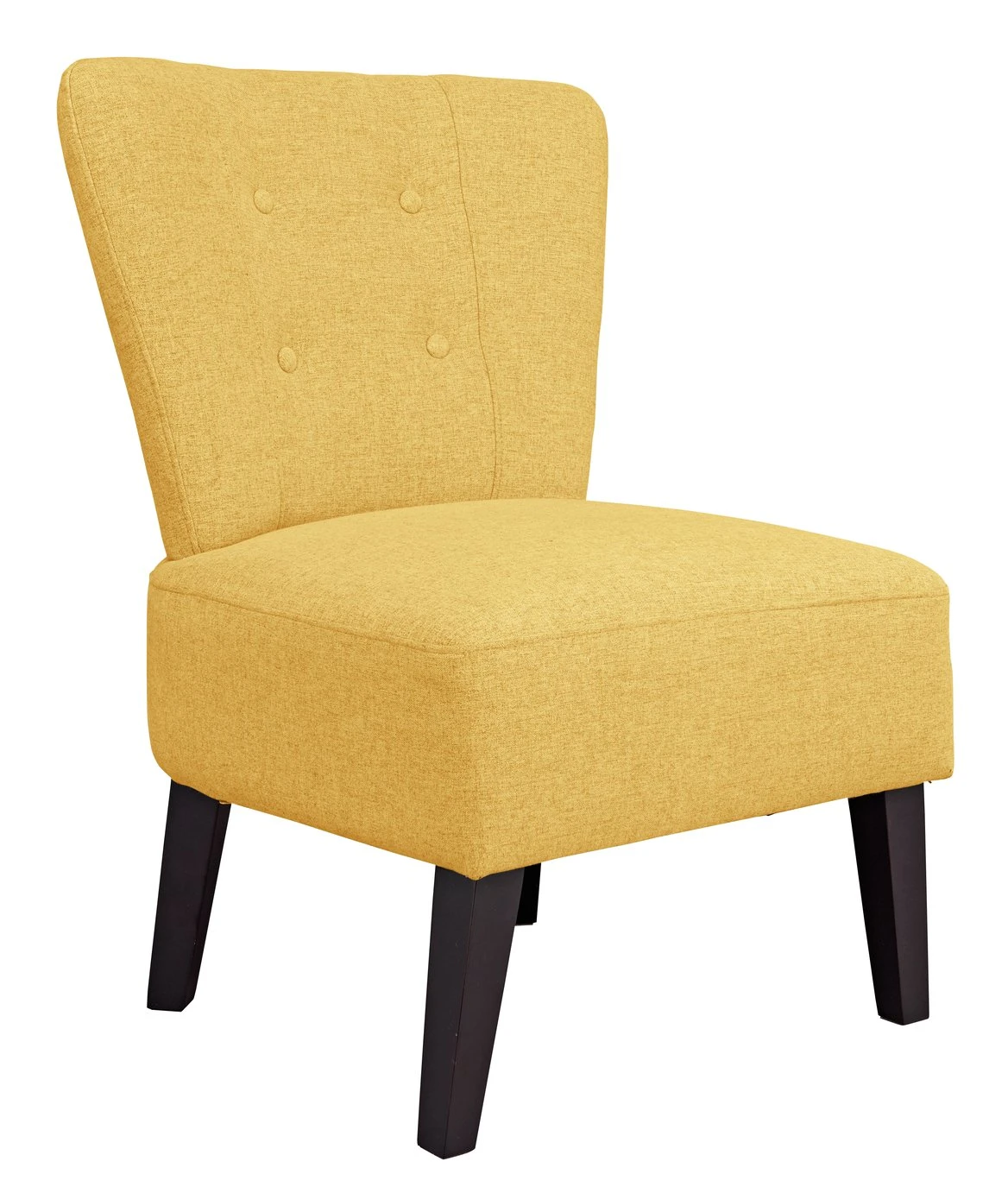 Habitat Delilah Fabric Cocktail Chair - Yellow Habitat Delilah Fabric Cocktail Chair - Yellow -Habitat Furni Sales 9337808 R Z004A
