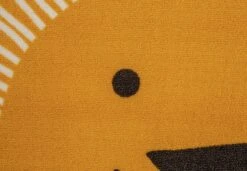 Habitat Kids Lion Face Circle Rug - Yellow - 100x100cm -Habitat Furni Sales 9338065 R B001