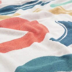 Habitat Studio Squiggle Cotton Throw - Multicoloured 3 Habitat Studio Squiggle Cotton Throw - Multicoloured -Habitat Furni Sales 9340541 R Z003A