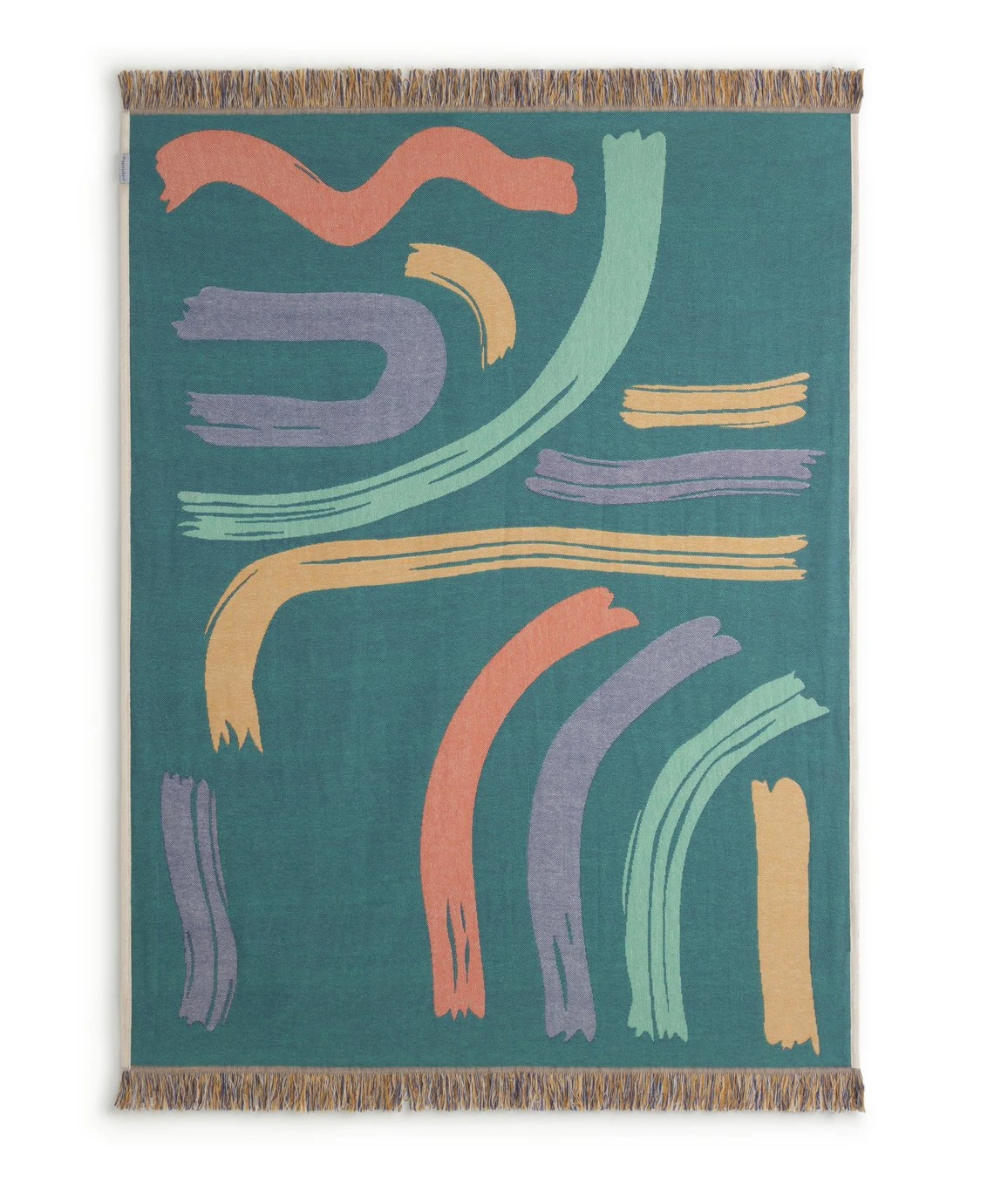 Habitat Studio Squiggle Cotton Throw - Multicoloured Habitat Studio Squiggle Cotton Throw - Multicoloured -Habitat Furni Sales 9340541 R Z005A