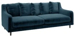 Habitat Swift Velvet 3 Seater Sofa - Blue -Habitat Furni Sales 9342769 R Z006A