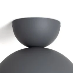 Habitat Metal Diablo Flush To Ceiling Light - Grey -Habitat Furni Sales 9348213 R Z003A