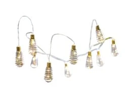 Habitat 10 Warm White Wire Wrap Bulb Solar String Lights 2 Habitat 10 Warm White Wire Wrap Bulb Solar String Lights -Habitat Furni Sales 9359075 R Z004C