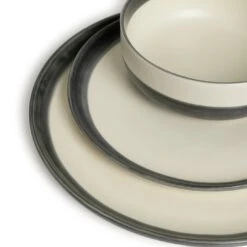 Habitat Stripe 12 Piece Stoneware Dinner Set - Multicoloured 6 Habitat Stripe 12 Piece Stoneware Dinner Set - Multicoloured -Habitat Furni Sales 9360992 R Z005A