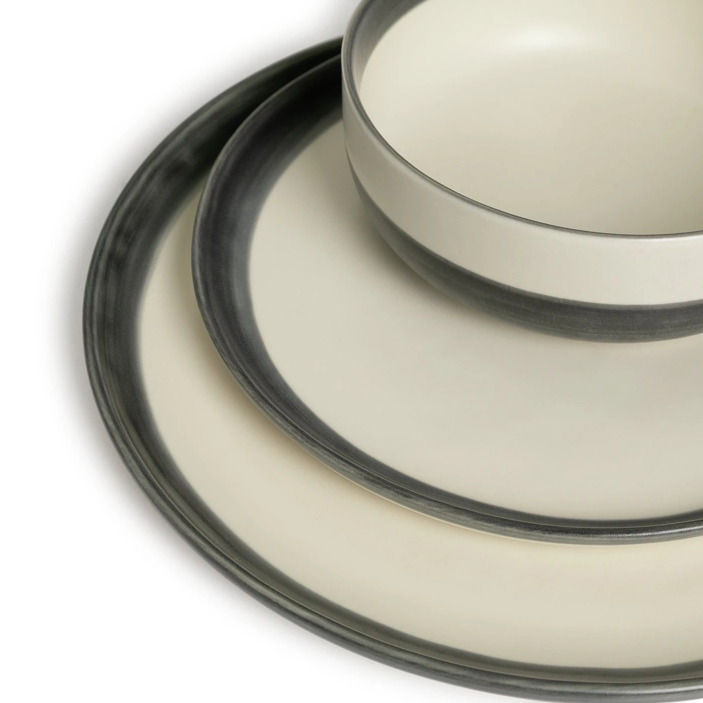 Habitat Stripe 12 Piece Stoneware Dinner Set - Multicoloured Habitat Stripe 12 Piece Stoneware Dinner Set - Multicoloured -Habitat Furni Sales 9360992 R Z005A