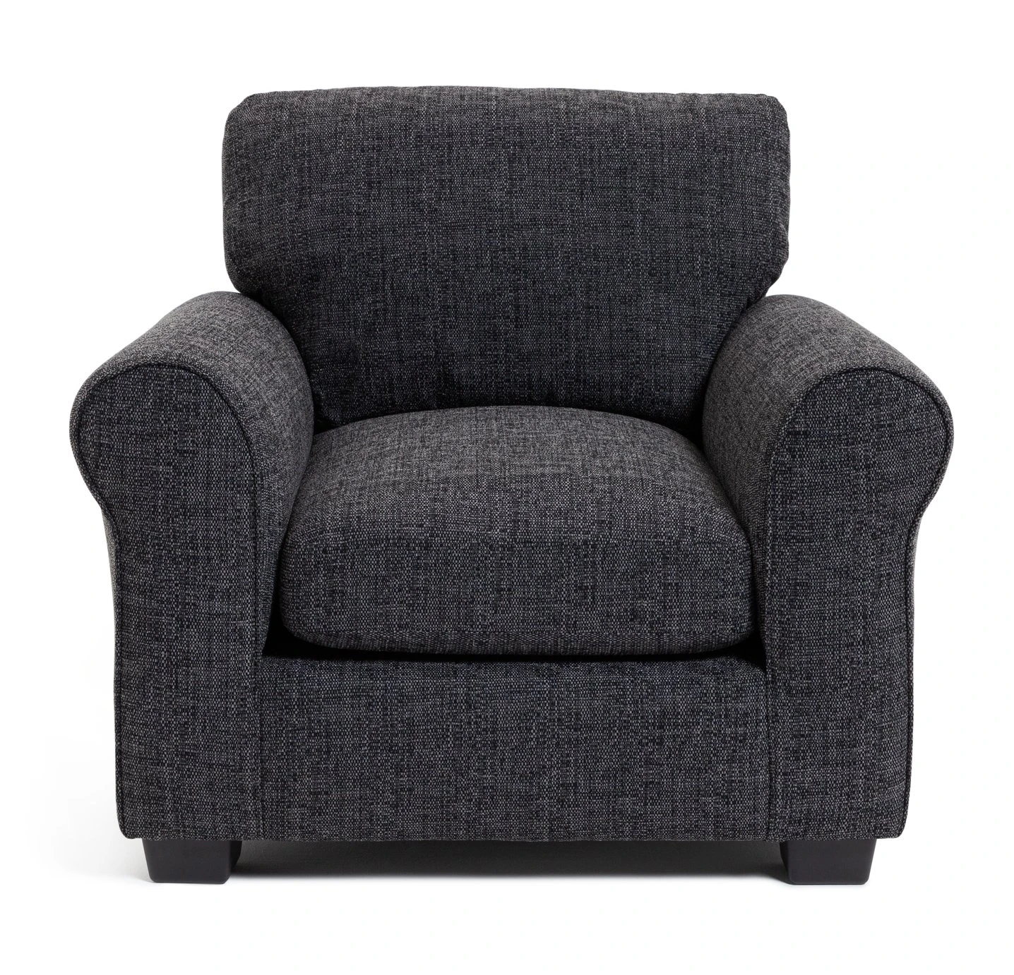 Habitat Lisbon Fabric Armchair - Charcoal Habitat Lisbon Fabric Armchair - Charcoal -Habitat Furni Sales 9362897 R Z001A