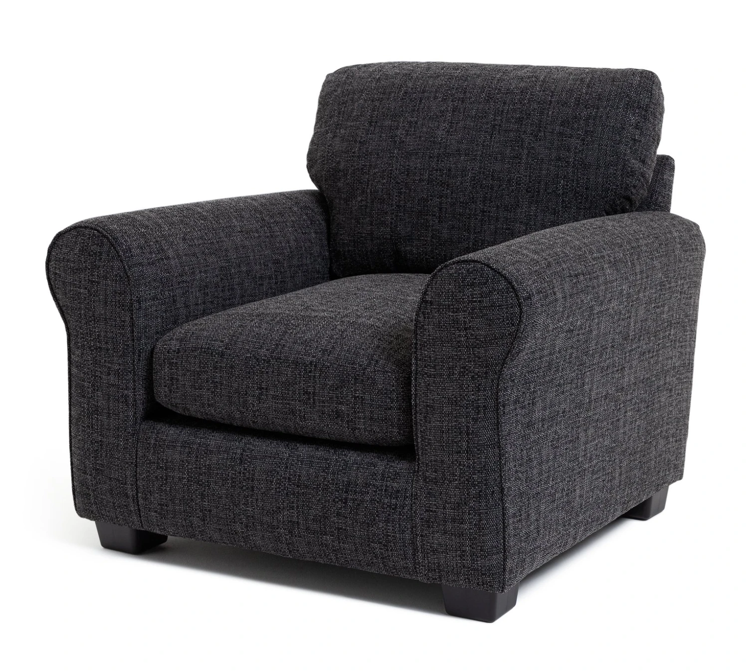 Habitat Lisbon Fabric Armchair - Charcoal Habitat Lisbon Fabric Armchair - Charcoal -Habitat Furni Sales 9362897 R Z002A