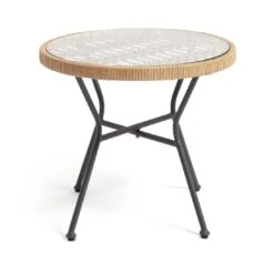 Habitat 2 Seater Bamboo Garden Bistro Set - Natural -Habitat Furni Sales 9371998 R Z002A