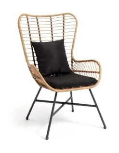 Habitat 2 Seater Bamboo Garden Bistro Set - Natural -Habitat Furni Sales 9371998 R Z003A