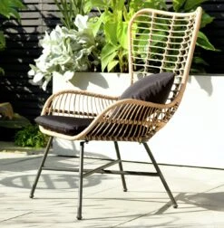 Habitat 2 Seater Bamboo Garden Bistro Set - Natural -Habitat Furni Sales 9371998 R Z004C