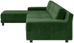 Habitat Hendricks Velvet Left Hand Corner Chaise Sofa-Green -Habitat Furni Sales 9375554 R Z004A