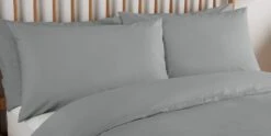 Habitat Cool Tencel Cotton Dove Grey Bedding Set - Single -Habitat Furni Sales 9376113 R Z005A