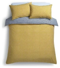 Habitat Betsy Yellow & White Reversible Bedding Set - Single -Habitat Furni Sales 9378623 R Z002A