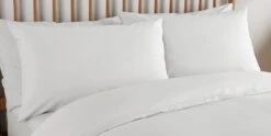Habitat Cool Tencel Cotton Plain White Bedding Set - Single -Habitat Furni Sales 9381885 R Z003A