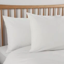 Habitat Cool Tencel Cotton Plain White Bedding Set - Single -Habitat Furni Sales 9381885 R Z004A