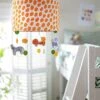 Habitat Kids Drum Dash Print & Hanging Animal Ceiling Shade