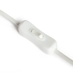 Habitat Parr Glass Column Table Lamp - White -Habitat Furni Sales 9404504 R Z004A