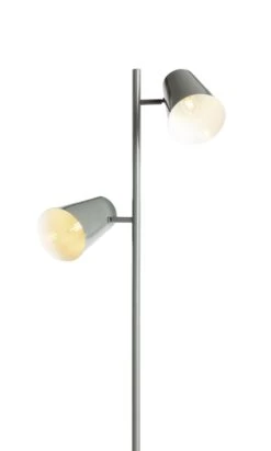 Habitat Iras Double Head Floor Lamp - Grey -Habitat Furni Sales 9404779 R Z006A