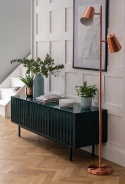 Habitat Iras Copper 2 Light Floor Lamp - Copper -Habitat Furni Sales 9404827 R Z002C