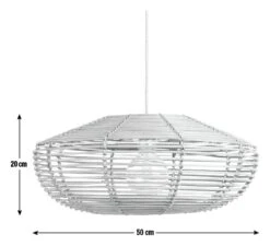 Habitat Mariana Rattan Pendant Shade - Bamboo -Habitat Furni Sales 9404975 R E001