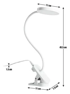Habitat Mopsa Clip Lamp - White -Habitat Furni Sales 9405259 R E001