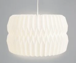 Habitat Tamora 55cm Paper Shade - White -Habitat Furni Sales 9405527 R Z002A