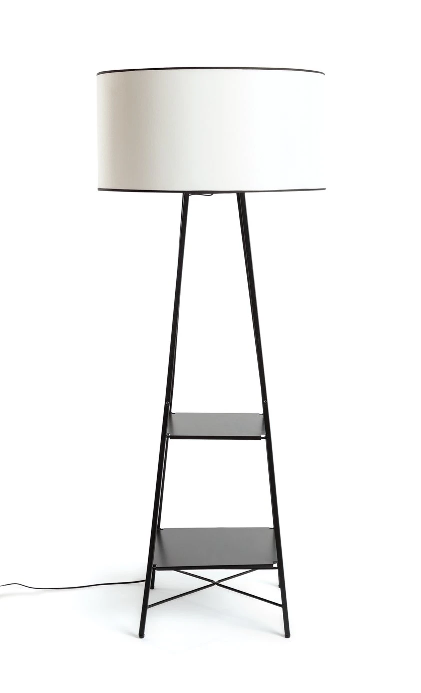 Habitat Thasia Floor Lamp - Black and White Habitat Thasia Floor Lamp - Black And White -Habitat Furni Sales 9405730 R Z001C