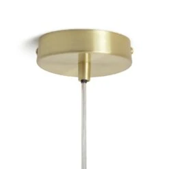 Habitat Lockie Brushed Brass Pendant Ceiling Light - Gold 4 Habitat Lockie Brushed Brass Pendant Ceiling Light - Gold -Habitat Furni Sales 9406179 R Z003A