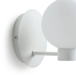 Habitat Opal Glass Wall Light - White 2 Habitat Opal Glass Wall Light - White -Habitat Furni Sales 9406234 R Z002C