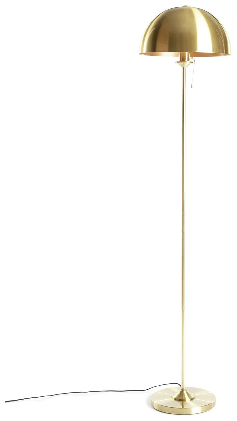 Habitat Manor House Floor Lamp - Brass Habitat Manor House Floor Lamp - Brass -Habitat Furni Sales 9406375 R Z001C