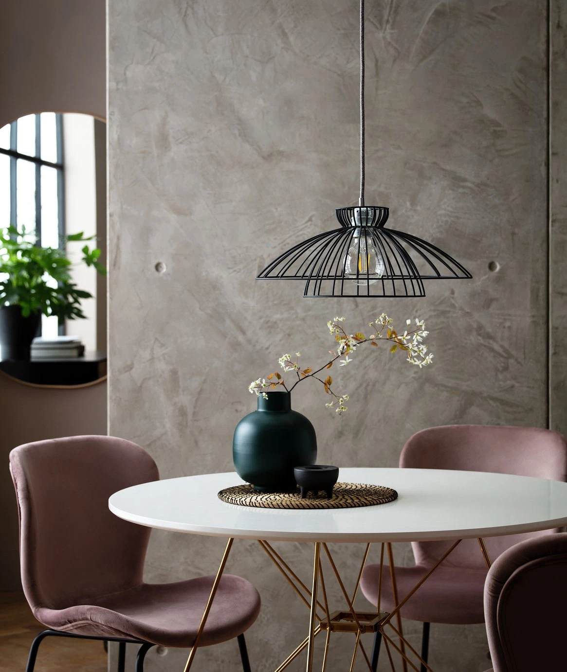 Habitat Kiso 2 Tier Wire Pendant Shade - Black Habitat Kiso 2 Tier Wire Pendant Shade - Black -Habitat Furni Sales 9406430 R Z001A